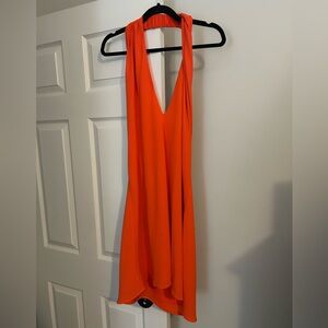 NWOT coral  my neck dress